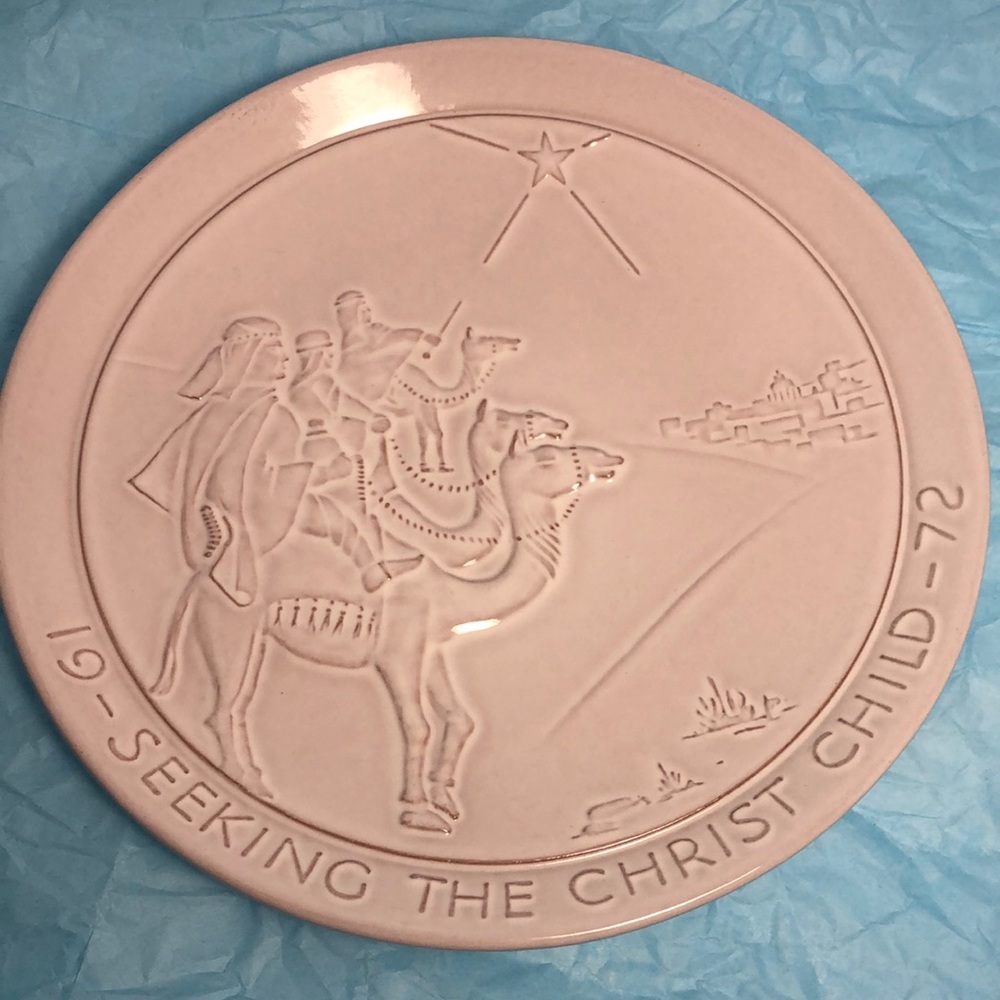 Vintage Frankoma Pottery Christmas 1972